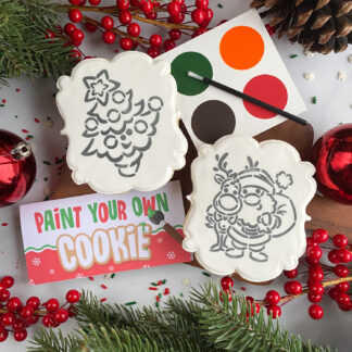 "Paint Your Own" Christmas Cookie