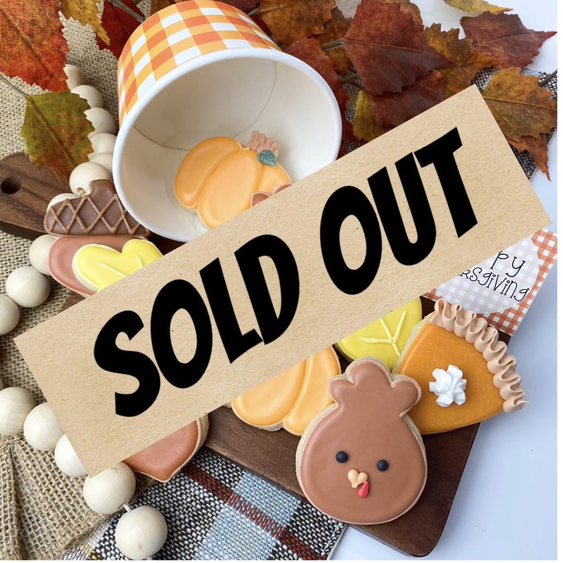 Thankful Cup of Mini Cookies