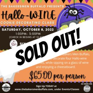Hallo-WINE Cookie Decorating Class - October 8, 2022