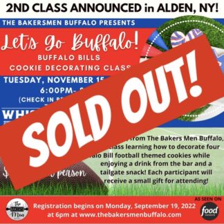 Buffalo Bills Cookie Decorating Class- Whistle Stop in Alden, NY