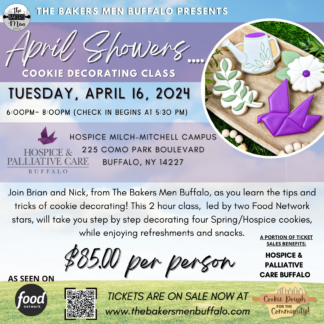 April Showers Cookie Decorating Class: Hospice Milch-Mitchell Campus