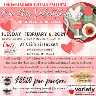 Valentine's Cookie Decorating Class at Chef's Restaurant