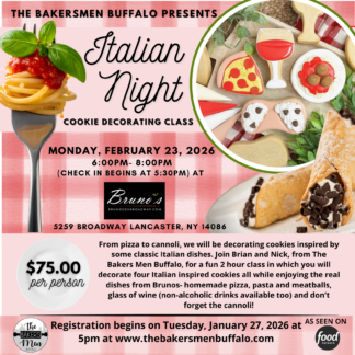 Italian Night Cookie Decorating Class at Bruno's