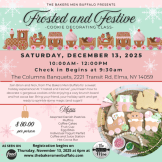 Frosted and Festive Cookie Decorating Class at The Columns