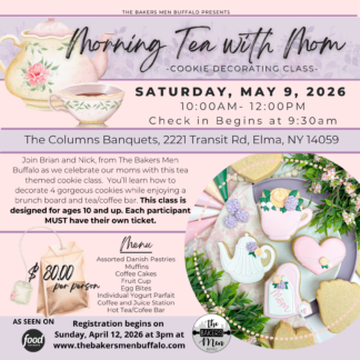 "Morning Tea with Mom" Cookie Decorating Class at The Columns Banquets